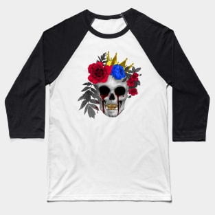 CRÁNEO DE SANGRE black Baseball T-Shirt